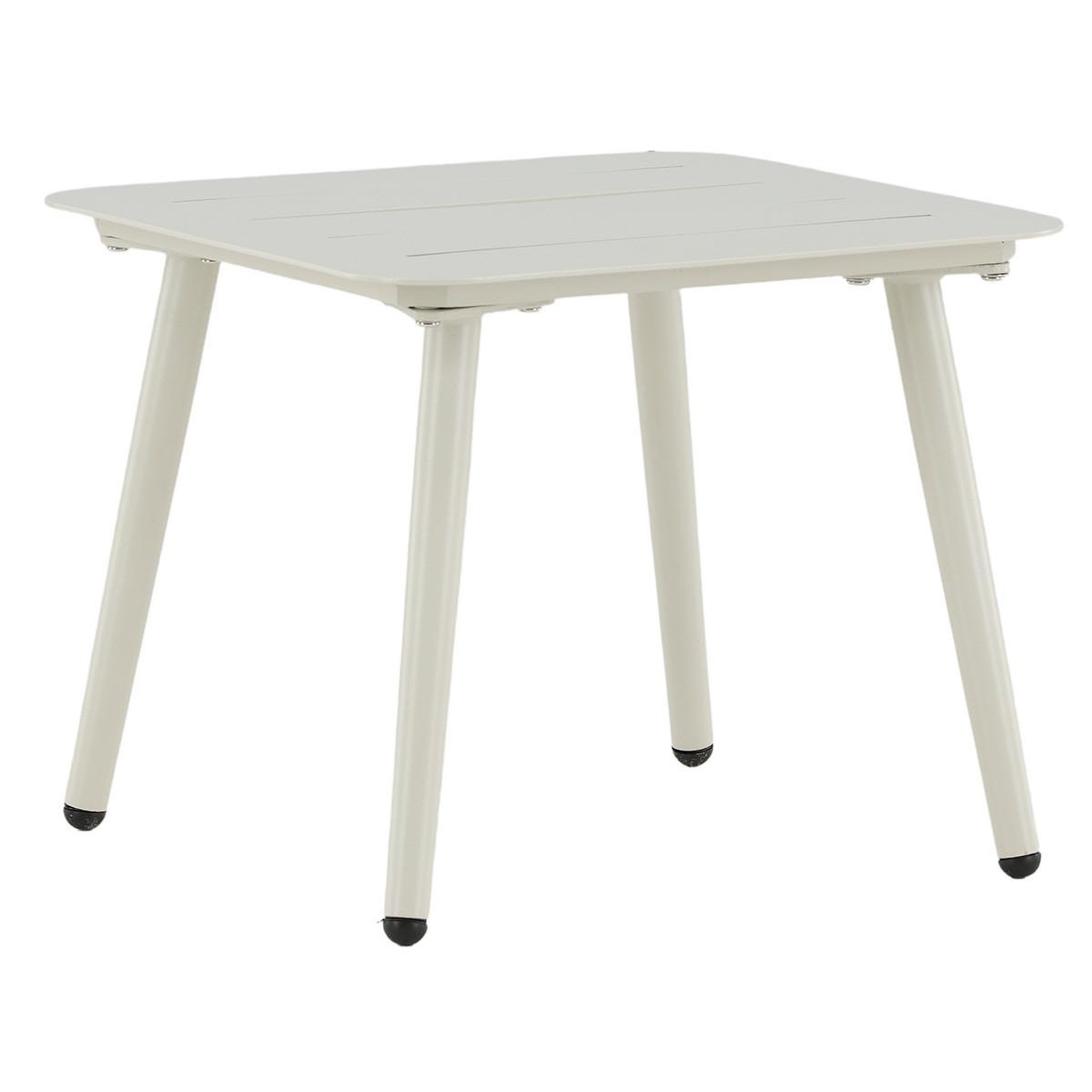 Paris Prix Table d'appoint de jardin carrée  lina  40cm beige