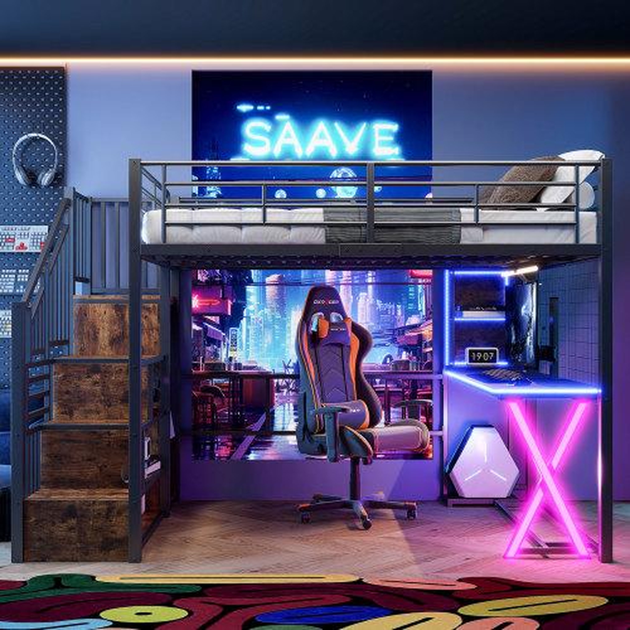 Voir la diapositive 2 : MERAX Lit mezzanine