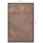 Voir la diapositive 6 : VIDAXL Paillasson Marron 80x120 cm