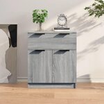 VIDAXL Buffet Sonoma gris 60x30x70 cm Bois d'ingenierie