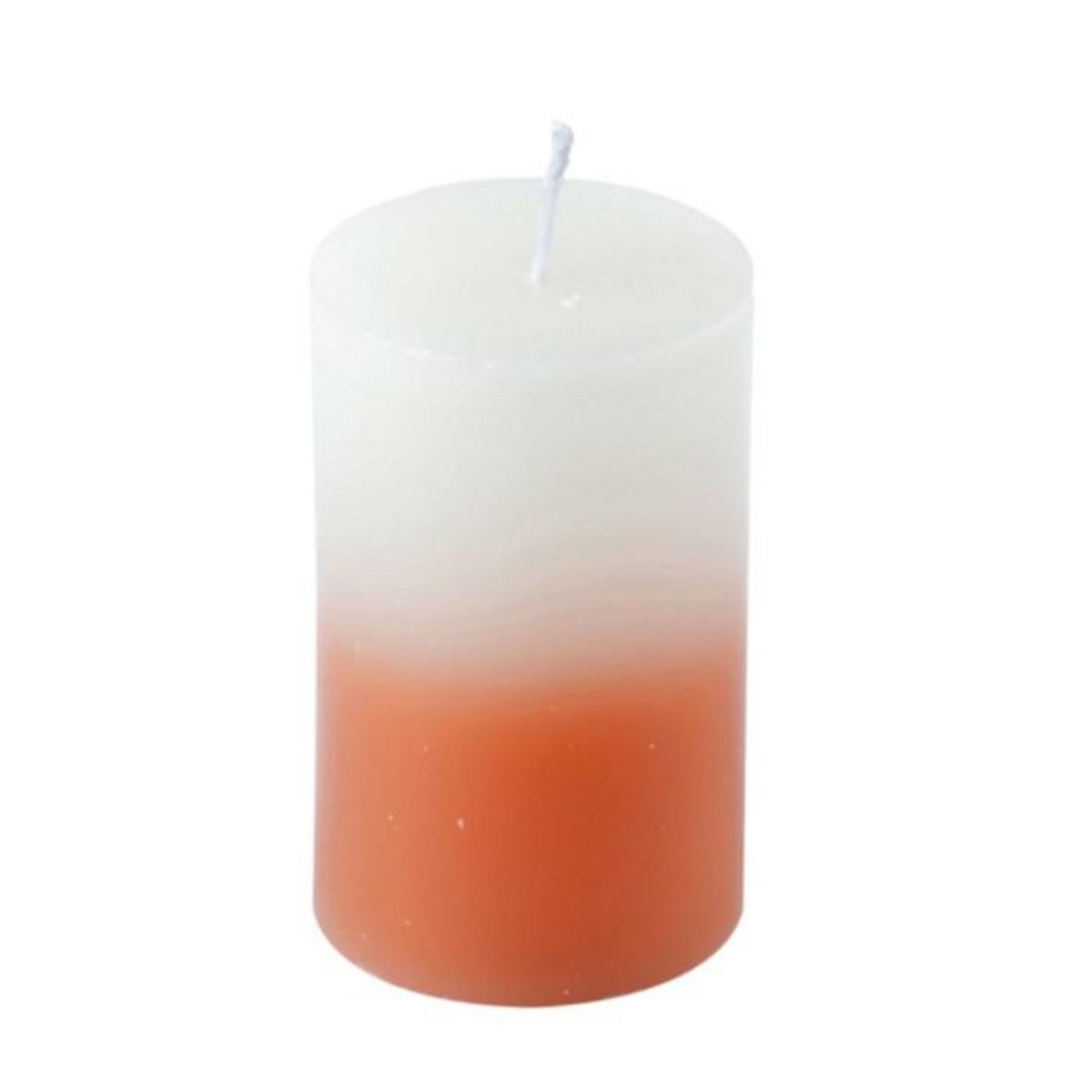 Paris Prix Bougie Pilier Tie and Dye  Arty  8cm Blanc & Blush