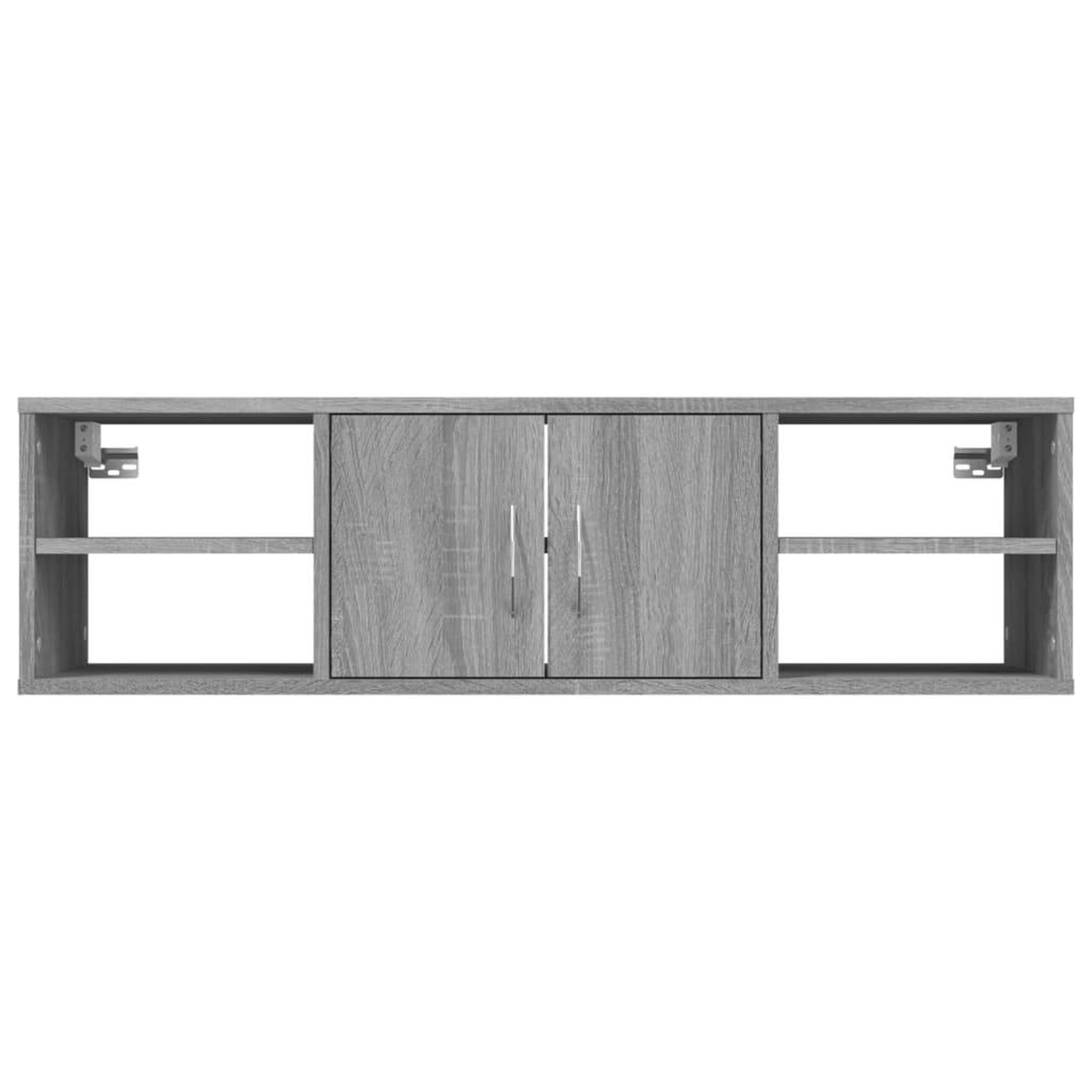 Voir la diapositive 5 : VIDAXL Etagere murale Sonoma gris 102x30x29 cm Bois ingenierie