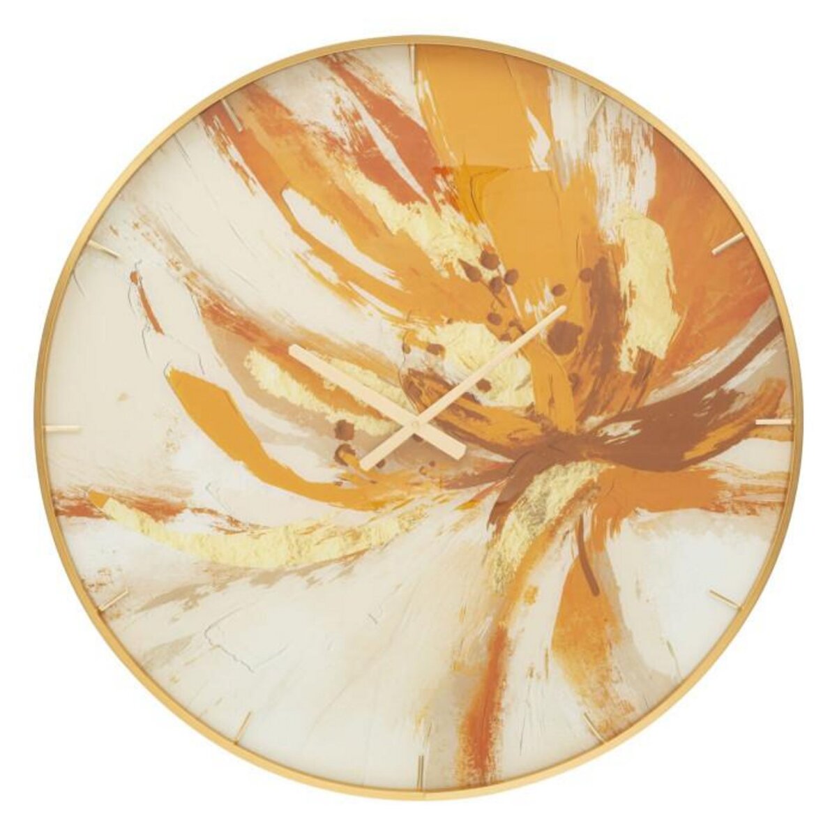 Paris Prix Horloge Murale en Verre  Toply  80cm Multicolore