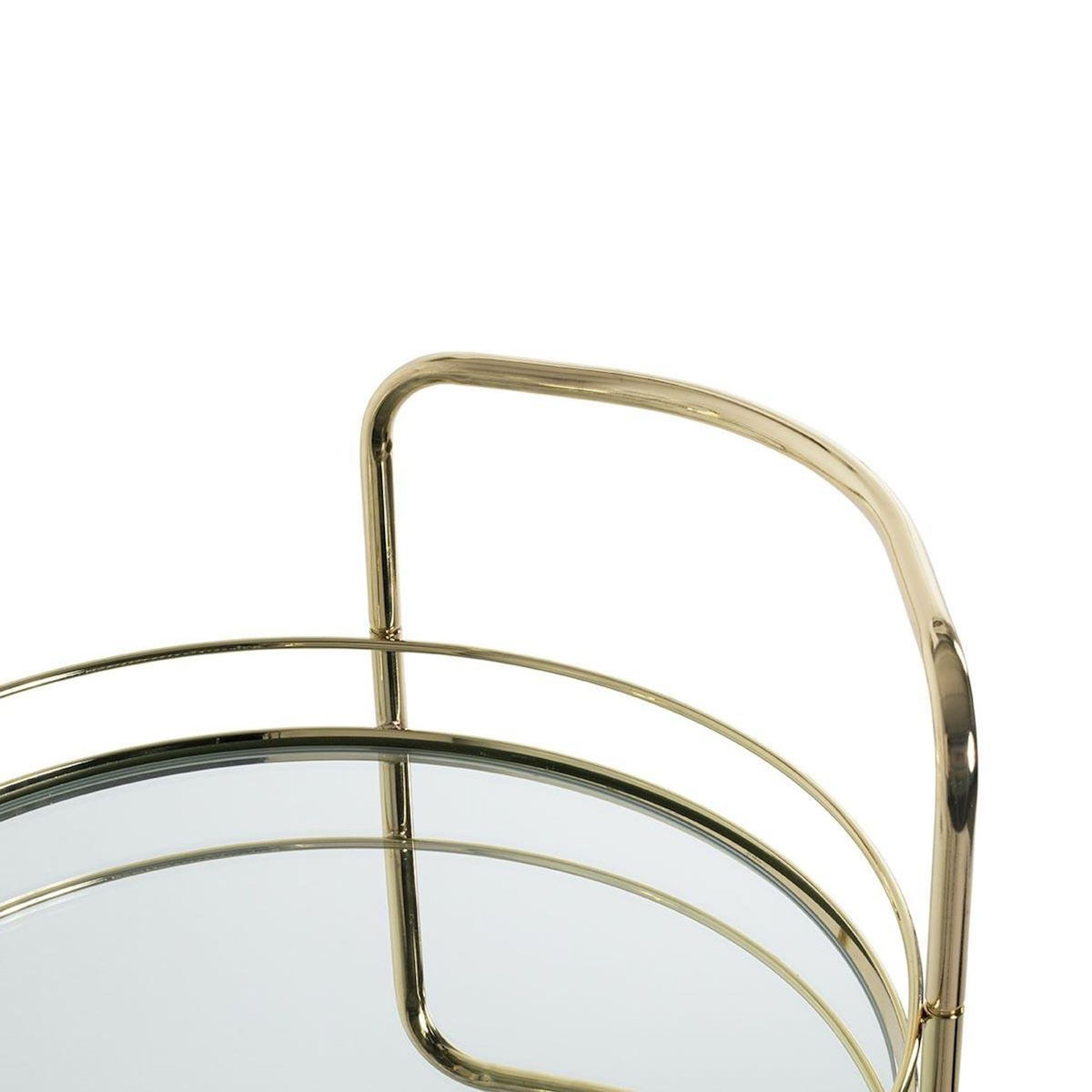 Paris Prix Desserte Design 2 Niveaux  Palace  80cm Or
