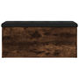 Voir la diapositive 5 : VIDAXL Banc de rangement chene fume 102x42x45 cm bois d'ingenierie