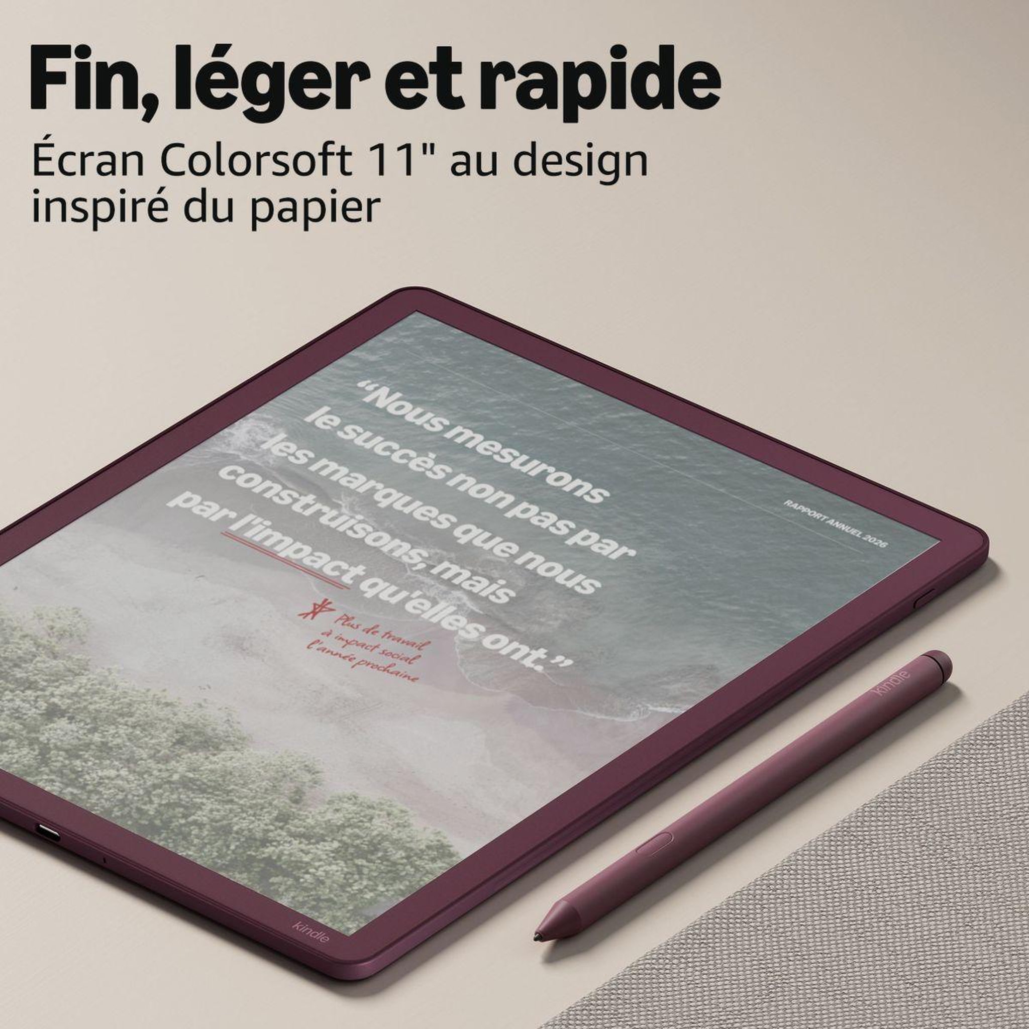 Voir la diapositive 3 : AMAZON Bloc-notes numérique kindle scribe colorsoft 64 go 2026 graph