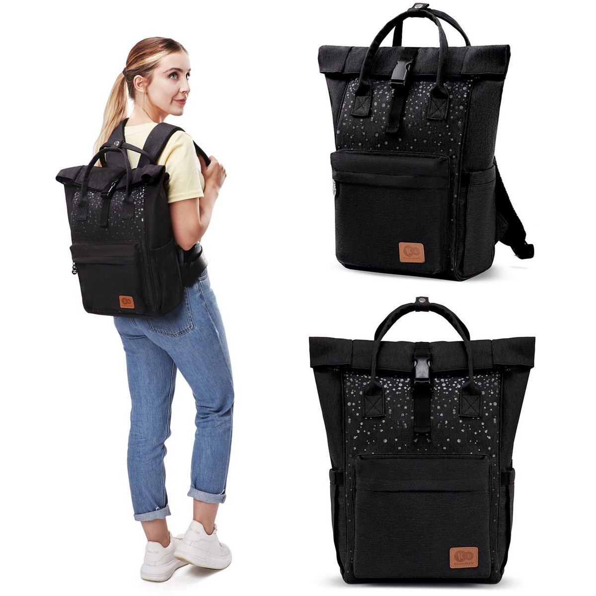 KINDERKRAFT Sac à langer Moonpack bébé 