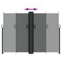 Voir la diapositive 5 : VIDAXL Auvent lateral retractable Anthracite 180x1200 cm