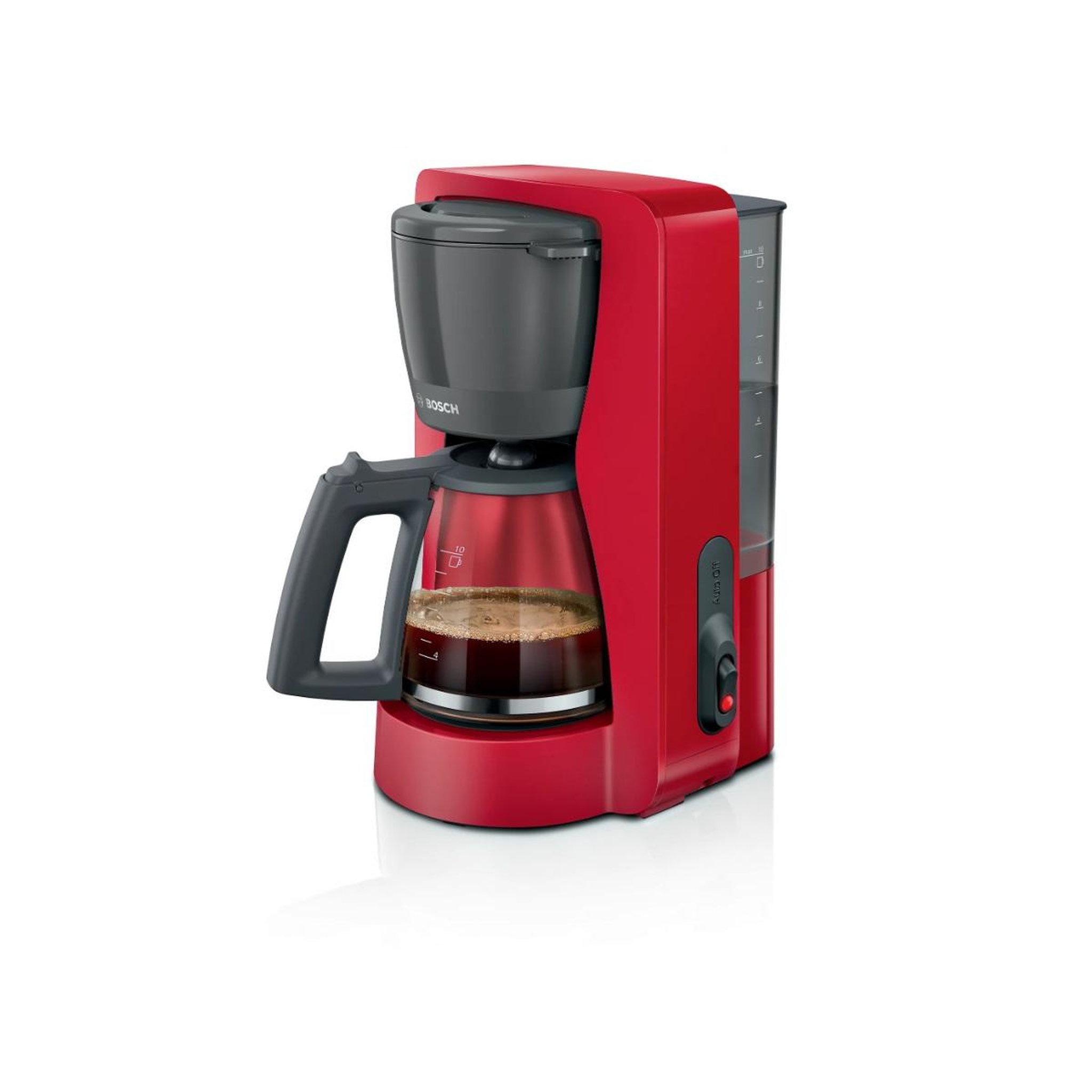 BOSCH Cafetière filtre 15 tasses 1200w rouge/noir - tka2m114
