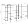 Voir la diapositive 5 : VIDAXL Etagere de rangement pour 12 caisses Argente 190x33x116cm Acier