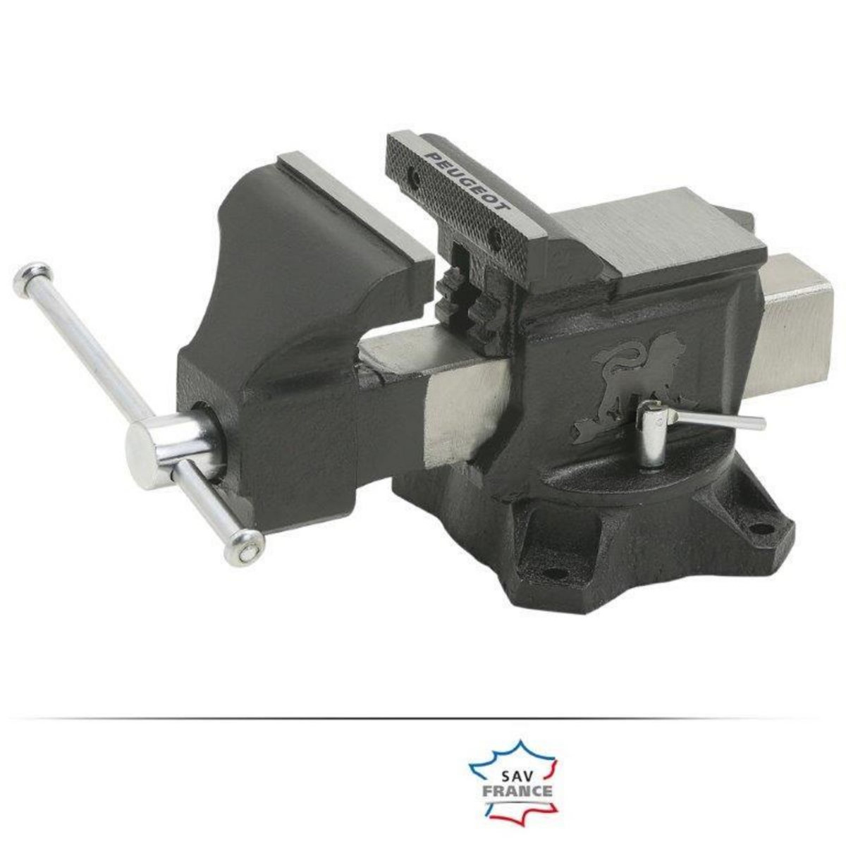 Peugeot Étau en fonte sur base tournante PEUGEOT, 125 mm