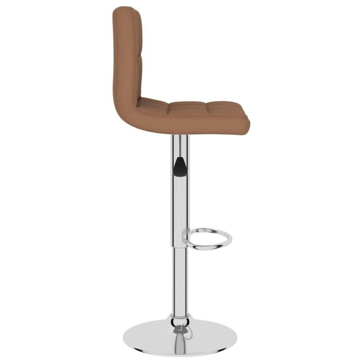 VIDAXL Tabouret de bar Marron Tissu