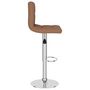 Voir la diapositive 4 : VIDAXL Tabouret de bar Marron Tissu
