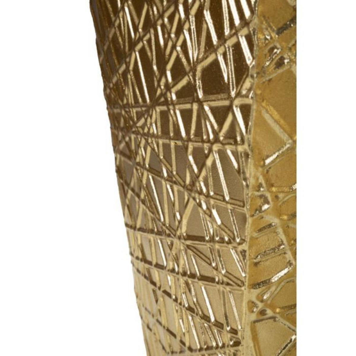 Paris Prix Lot de 2 Vases en Métal  Squer  90cm Or