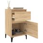 Voir la diapositive 5 : VIDAXL Tables de chevet 2 pcs chêne sonoma 40x35x70 cm