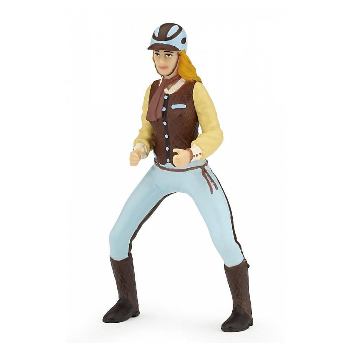 Papo 52009 Cavalière fashion bleue