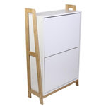 The Home Deco Factory Meuble à chaussures 2 portes COPENHAGUE