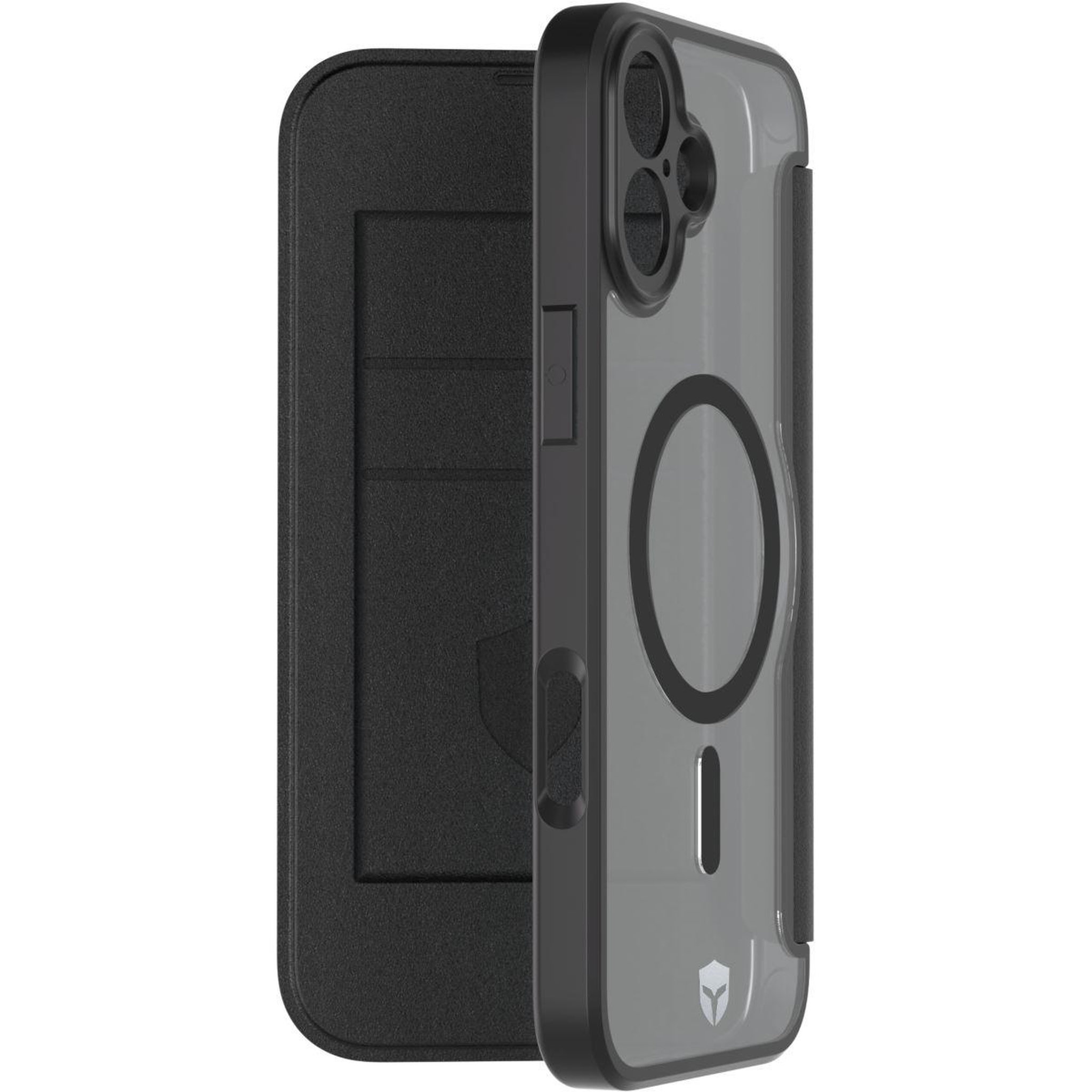 Voir la diapositive 4 : FORCE CASE Coque étui iPhone 16 Plus MagSafe renforcé Noir