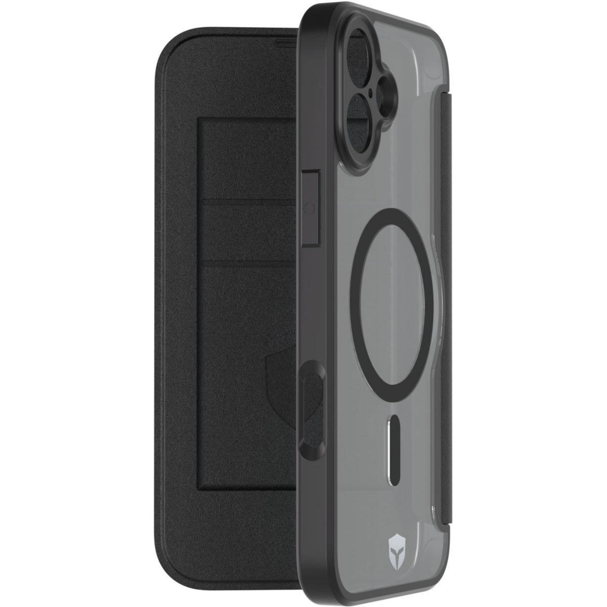 FORCE CASE Coque étui iPhone 16 Plus MagSafe renforcé Noir