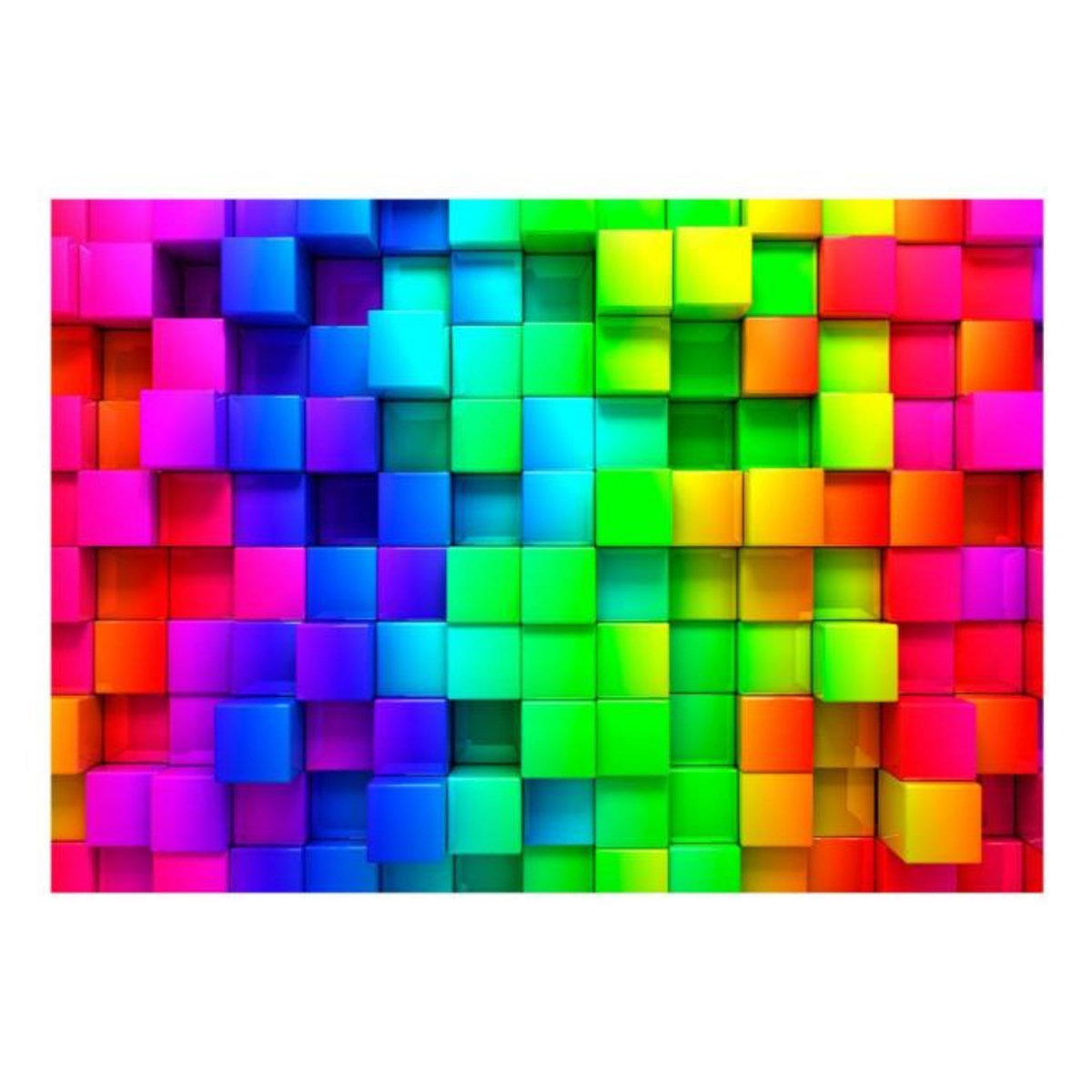 Paris Prix Papier Peint  Colourful Cubes