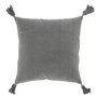 Voir la diapositive 2 : Paris Prix Coussin Déco Déhoussable  Flok  45x45cm Gris
