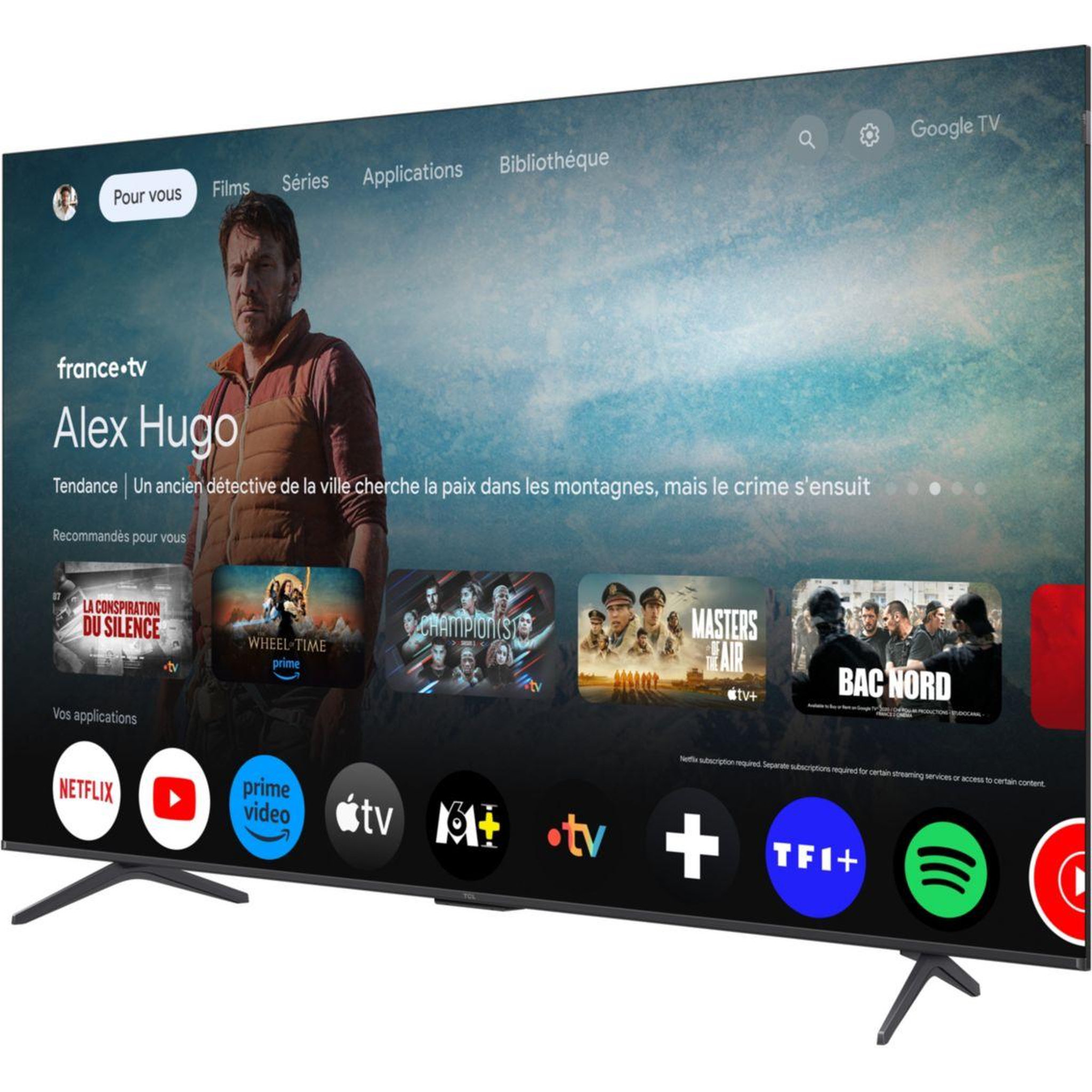 Voir la diapositive 2 : TCL TV QLED 75P89K 144Hz 2025-75 pouces (189cm)