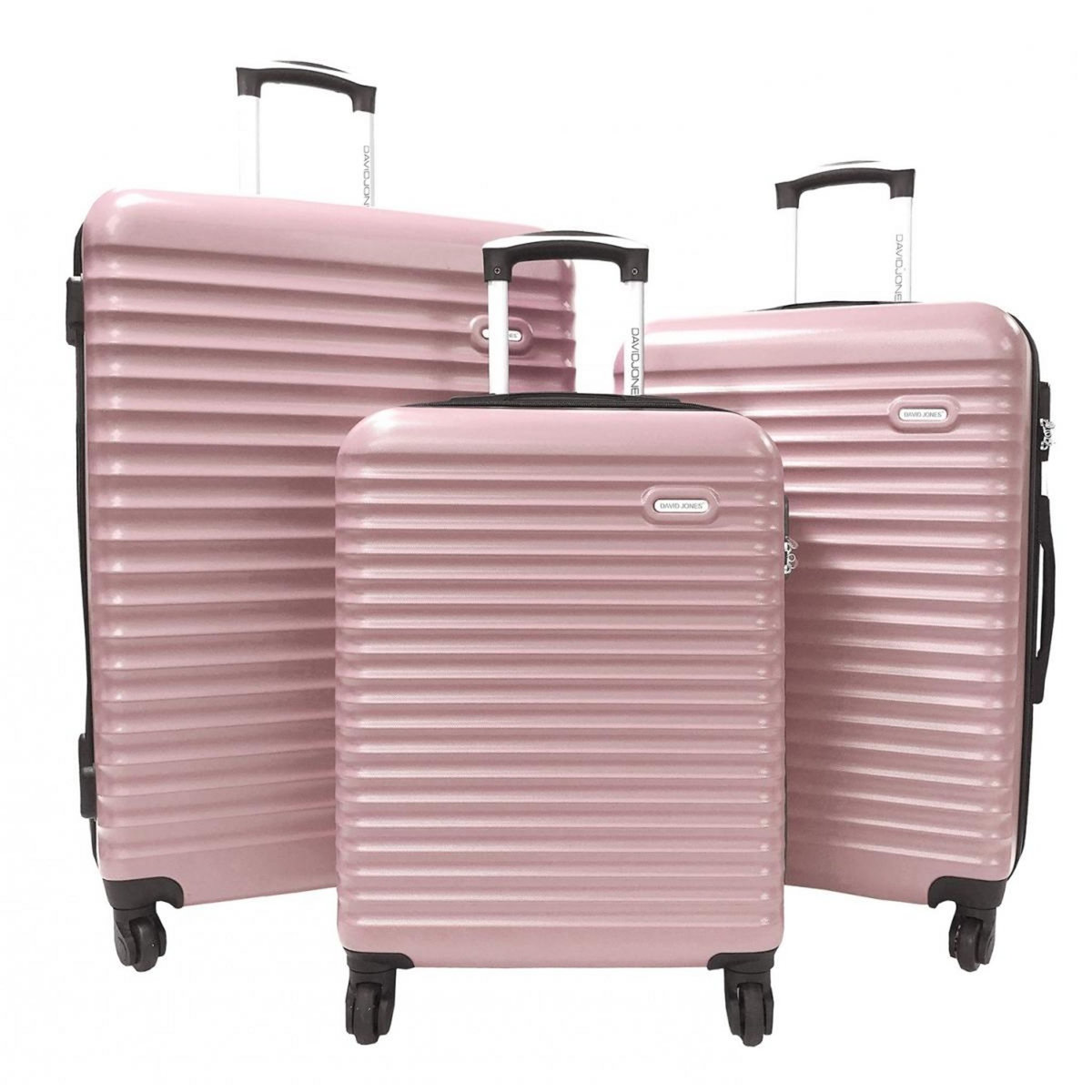 David Jones Lot 3 valises rigides dont 1 valise cabine