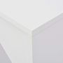 Voir la diapositive 5 : VIDAXL Table de bar avec tablette amovible Blanc 138x39x110 cm