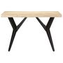 Voir la diapositive 2 : VIDAXL Table a manger 120x60x76 cm Bois de manguier massif