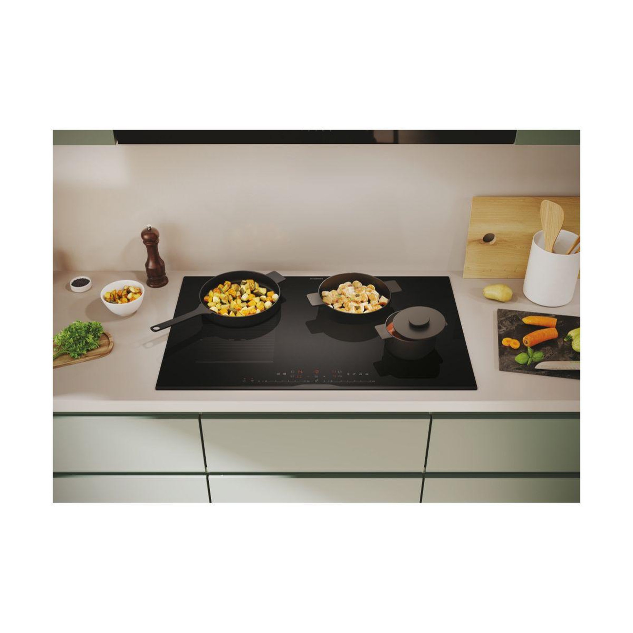 Voir la diapositive 5 : Rosieres Table induction RIF84DCS Dual Chef XL