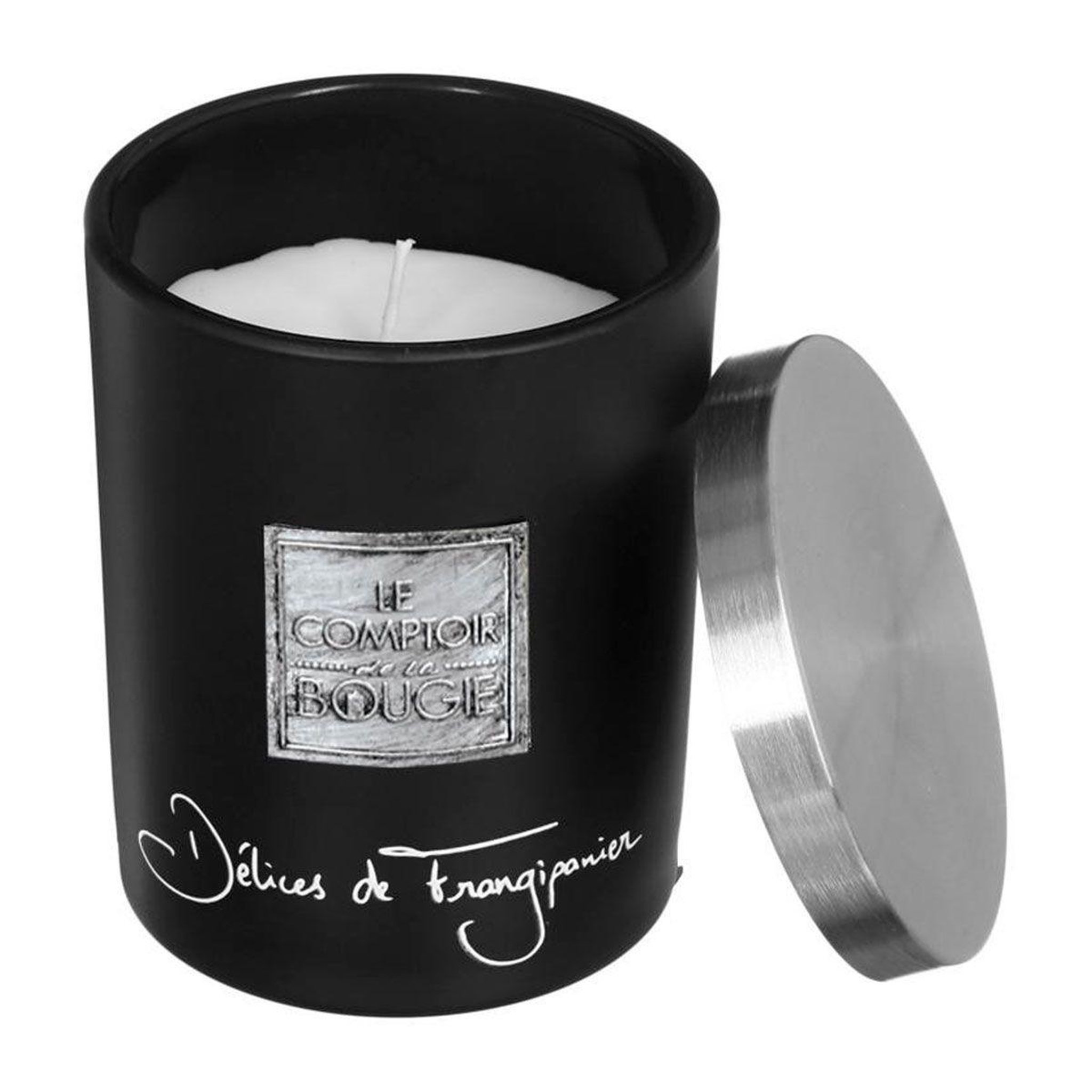 Voir la diapositive 2 : COMPTOIR DE LA BOUGIE Bougie parfumée  loyd  210g délices frangipanier