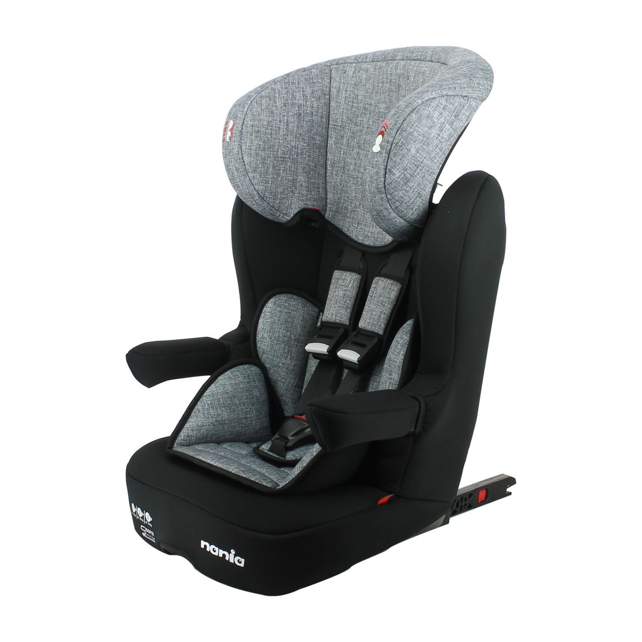 Voir la diapositive 2 : NANIA Siège auto isofix  groupe 1/2/3 IMAX Nania Silver