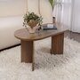 Voir la diapositive 2 : Habitat et Jardin Table basse en bois  Sable  - 60 x 119 x 40 cm - Noyer