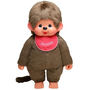 Voir la diapositive 1 : BANDAI Peluche Monchhichi rouge 80cm