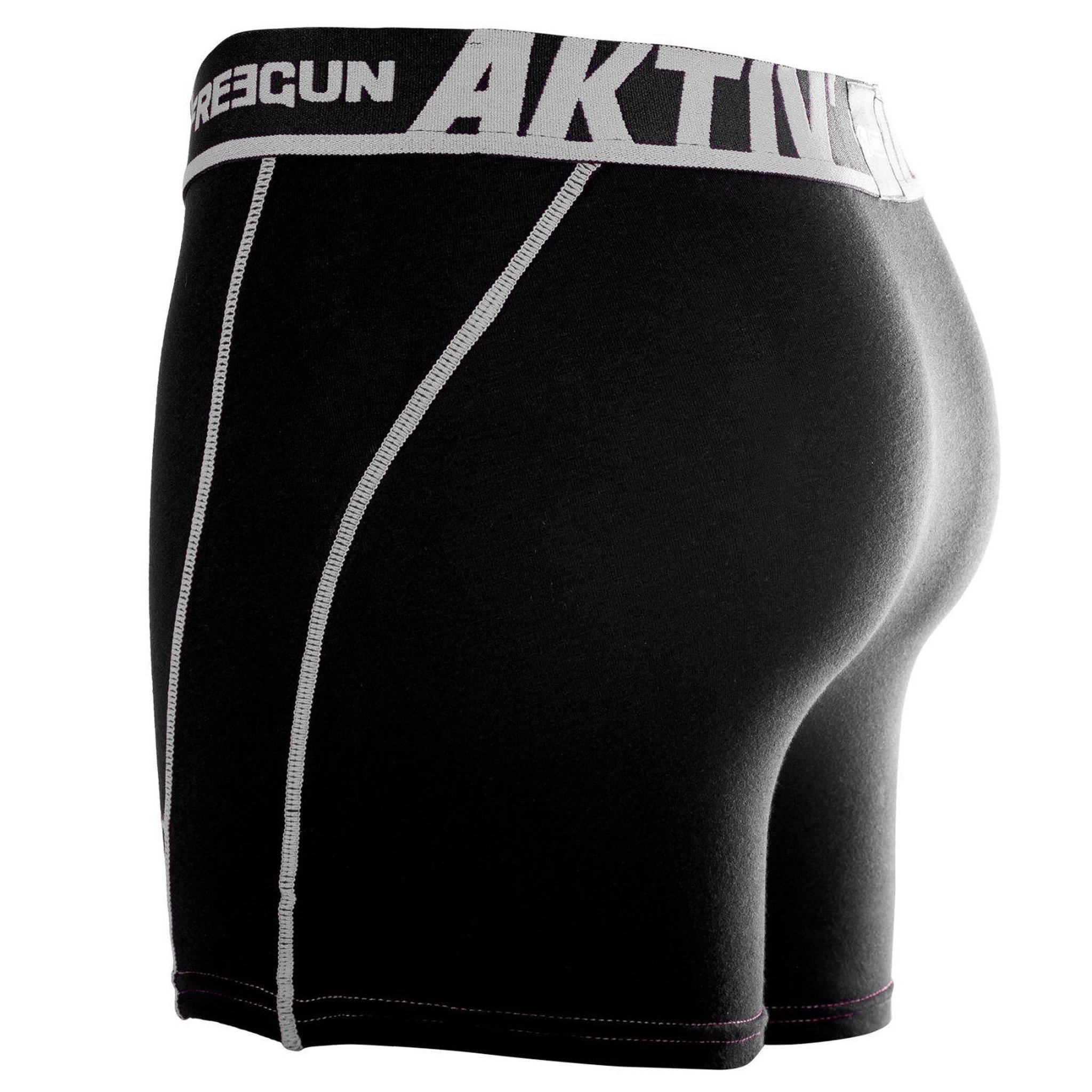 Voir la diapositive 5 : FREEGUN Lot de 4 boxers en coton homme Aktiv