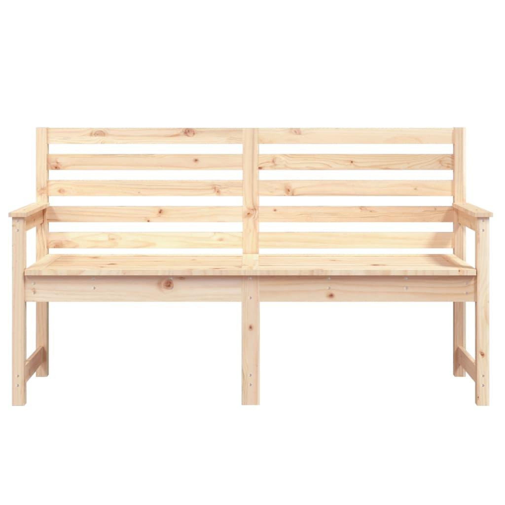 Voir la diapositive 4 : VIDAXL Banc de jardin 159,5x48x91,5 cm bois massif de pin