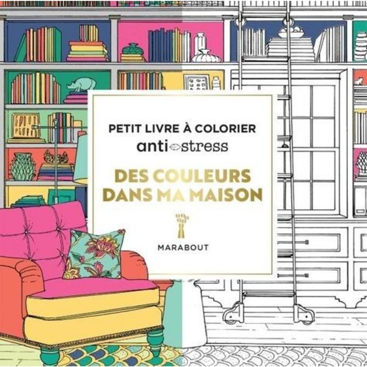 DES COULEURS DANS MA MAISON. CARNET DE COLORIAGE & DECORATION INTERIEURE, Petersik Sherry