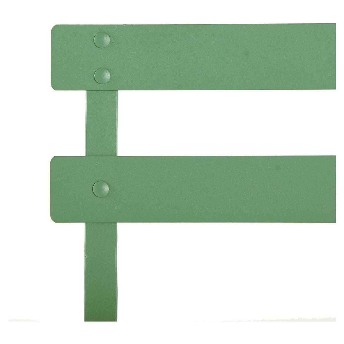 GARDENSTAR Chaise de jardin pliante - Acier - Vert sauge