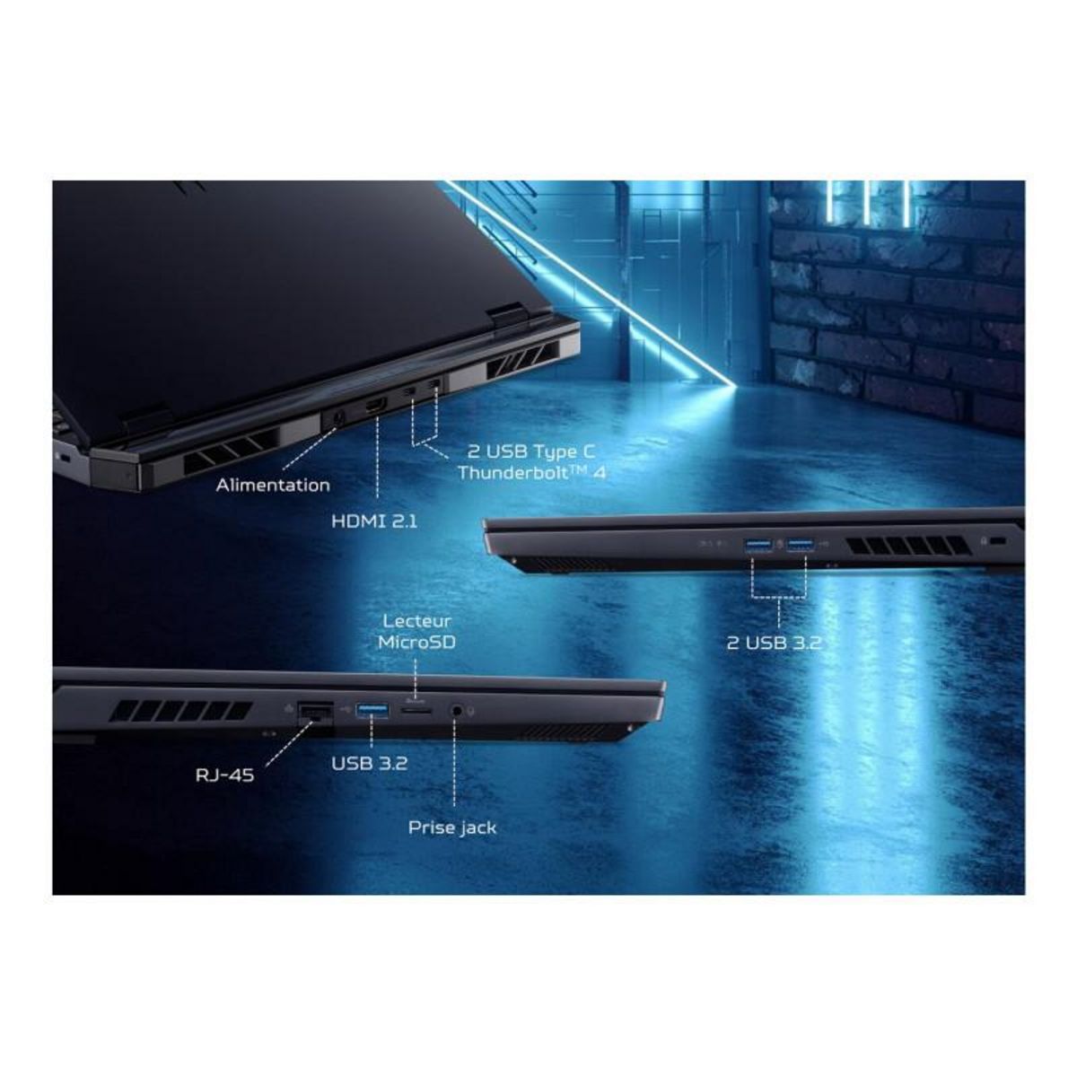 ACER PC portable Acer Gaming Predator Helios 18 PH18 72 944J 18 WQXGA 240Hz Intel Core i9 14900HX 32Go DDR5 1 To SSD GeForce RTX 40