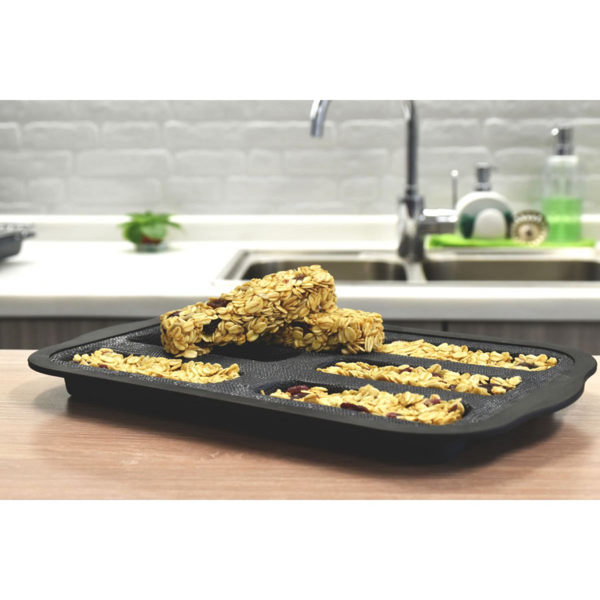 Moule 6 financiers en silicone et fibre de verre