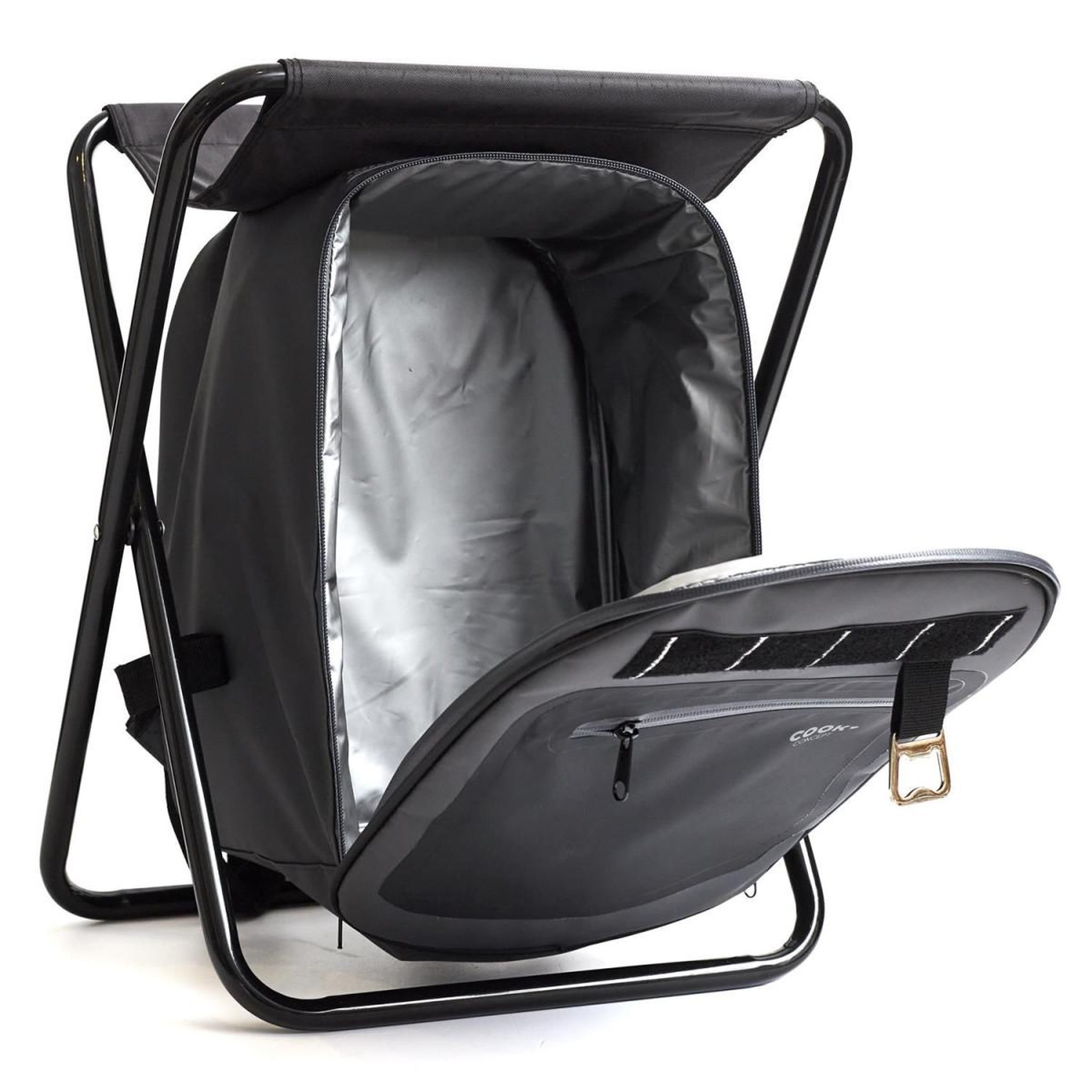 Voir la diapositive 3 : COOK CONCEPT Sac à dos avec assise  fraîcheur  38cm noir
