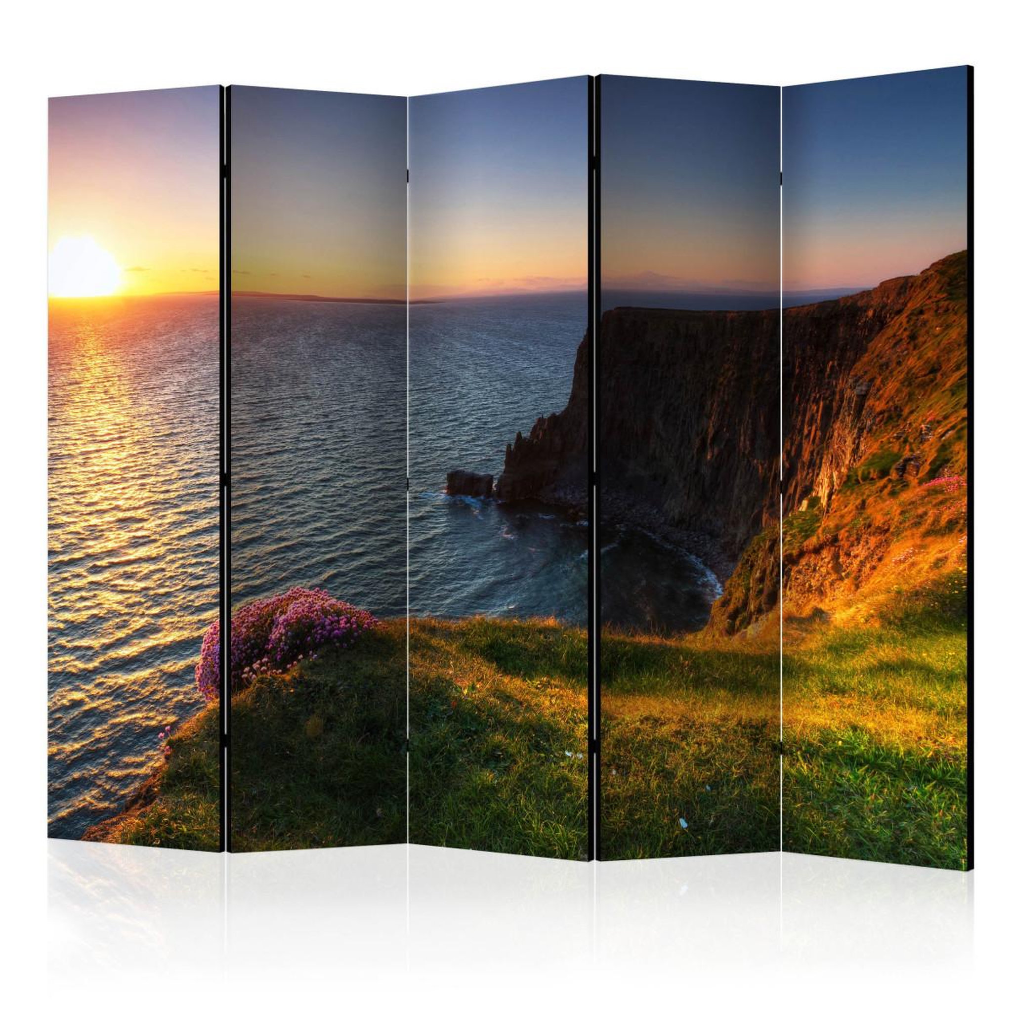 Paris Prix Paravent 5 volets  sunset : cliffs of moher, ireland  172x225cm
