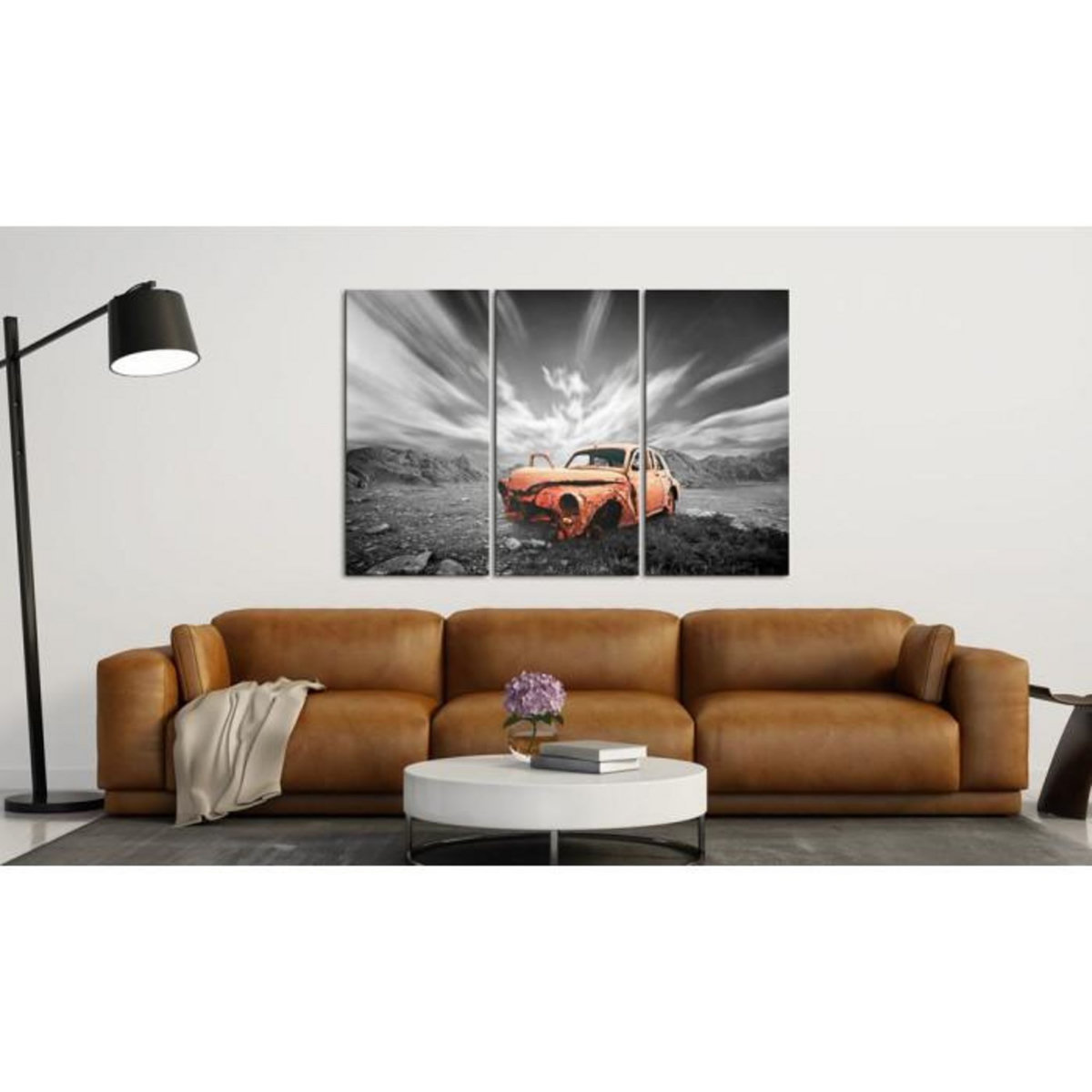 Paris Prix Tableau Imprimé  Vieille Voiture