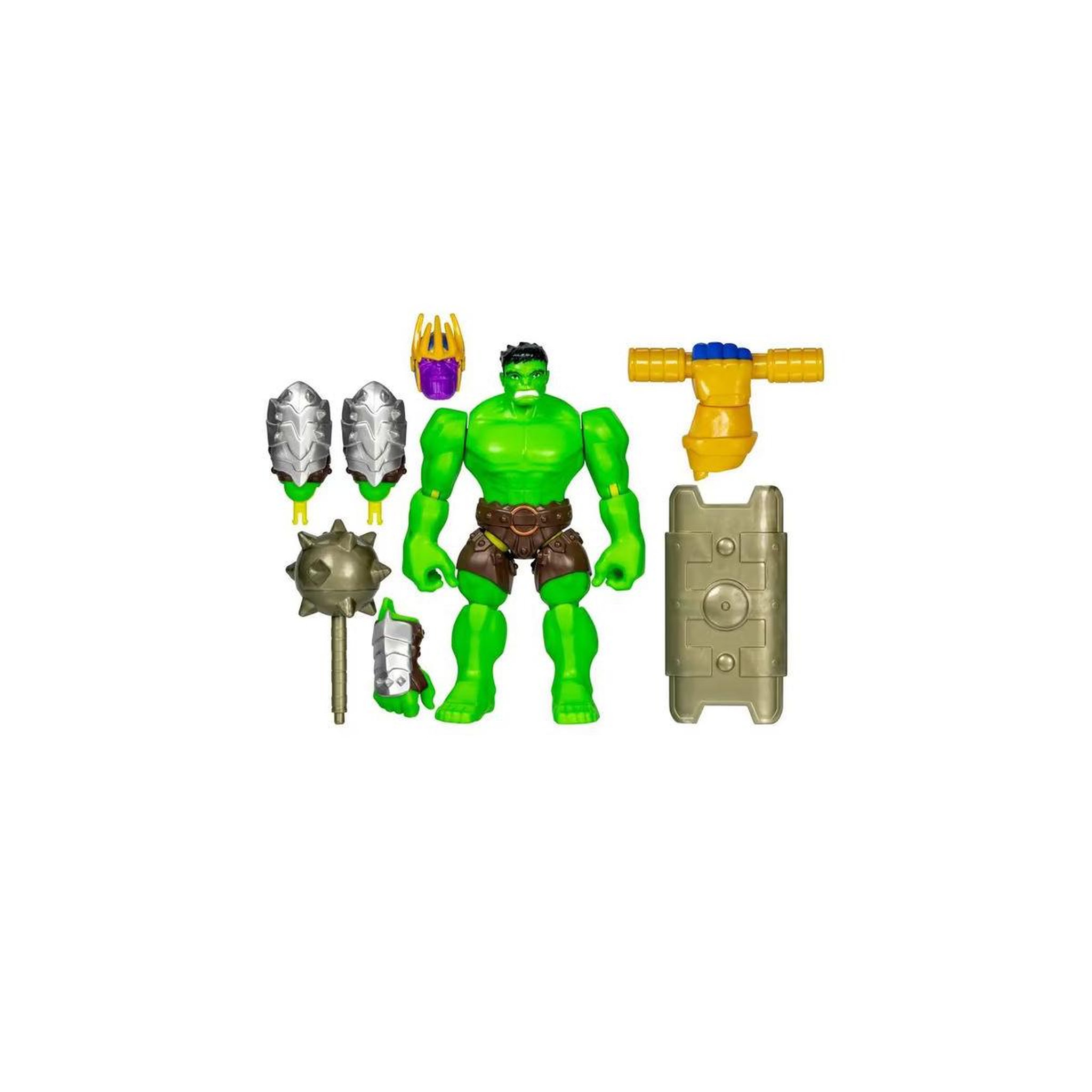 Voir la diapositive 3 : HASBRO MixMashers Marvel Avengers, figurine personnalisable Hulk Deluxe a mélanger et combiner avec accessoires