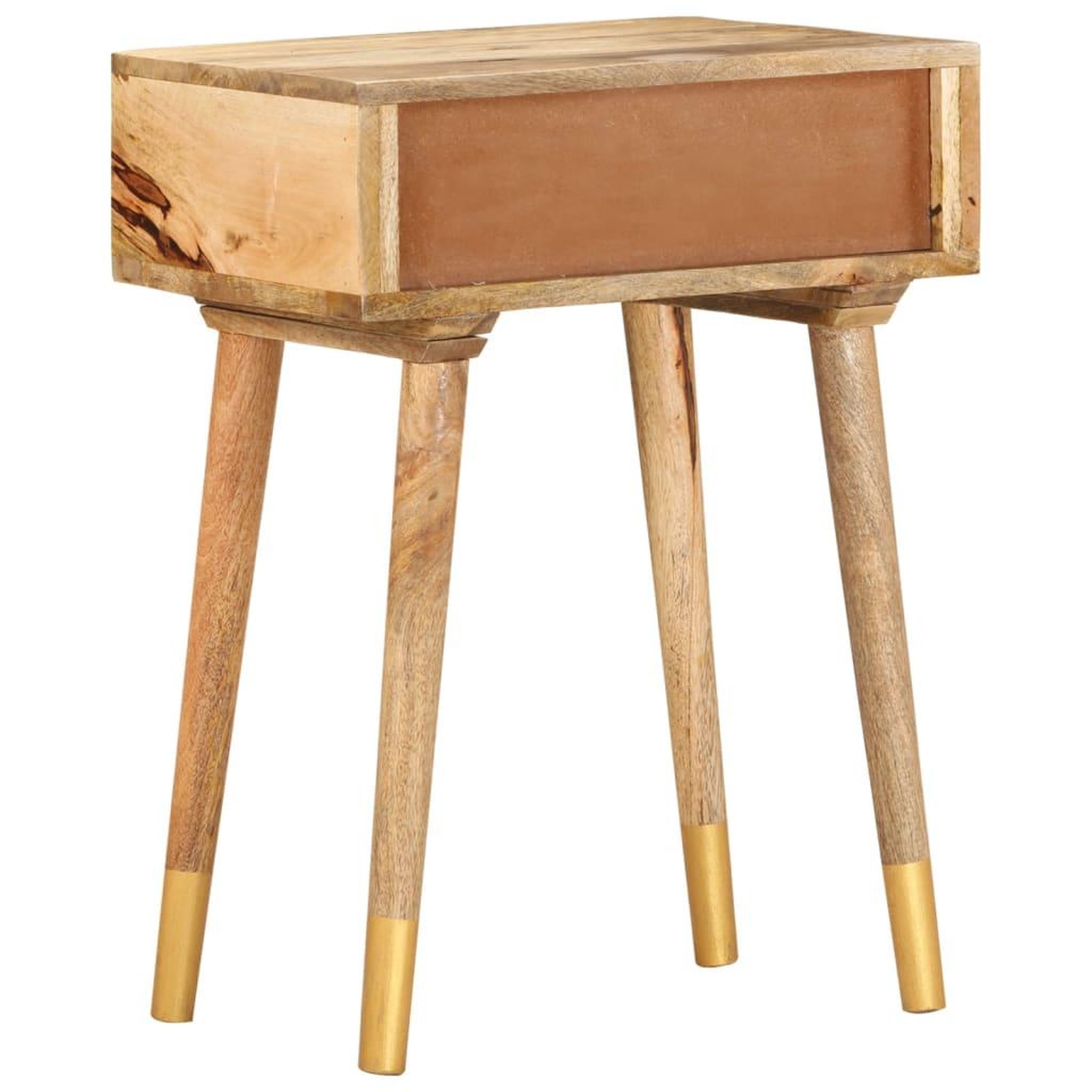 Voir la diapositive 4 : VIDAXL Table de chevet 43 x 30 x 58 cm bois de manguier massif