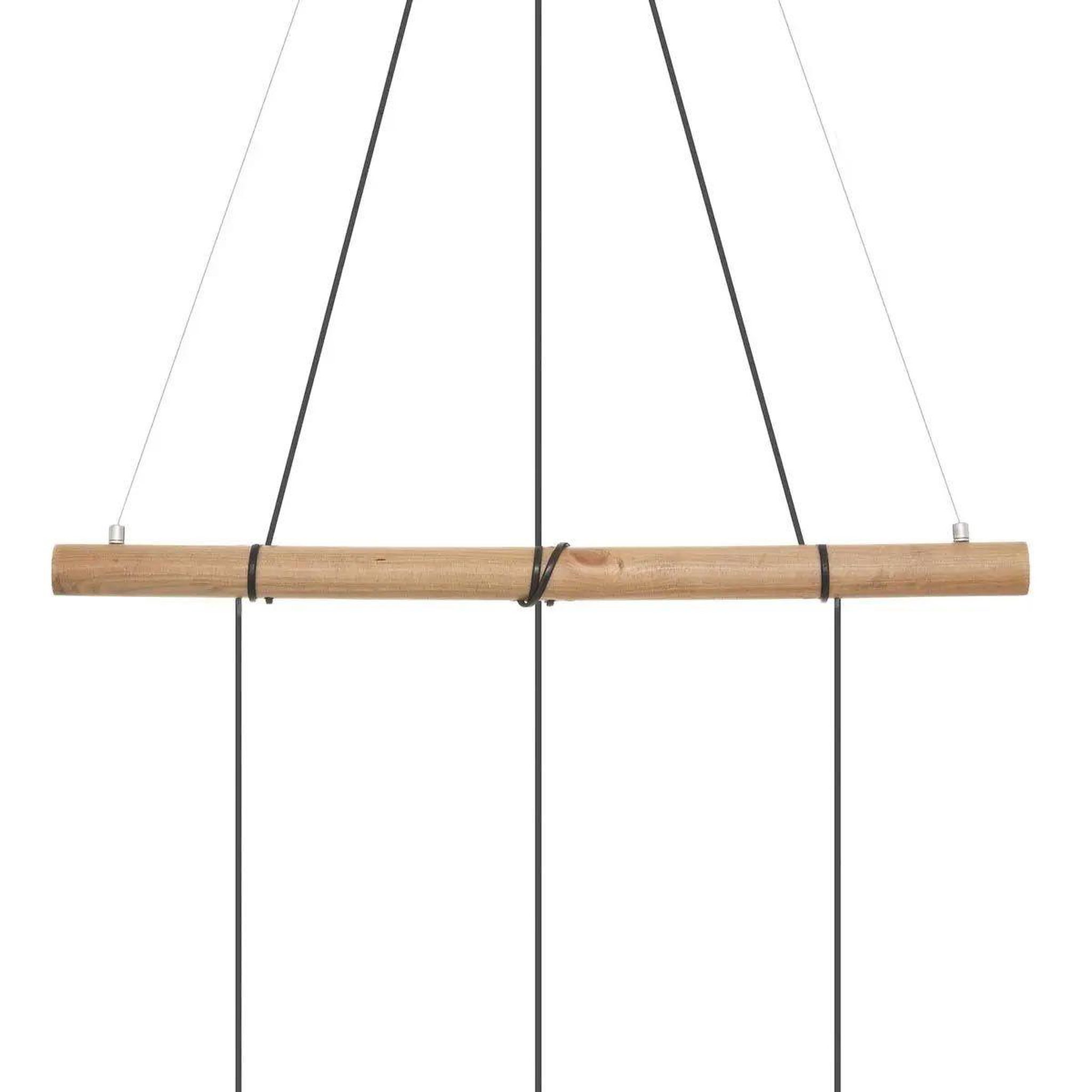 Voir la diapositive 2 : ATMOSPHERA Lampe Suspension 3 Têtes  Timmy  150cm Noir
