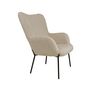 Voir la diapositive 3 : LISA DESIGN Emilio - fauteuil - en tissu bouclette