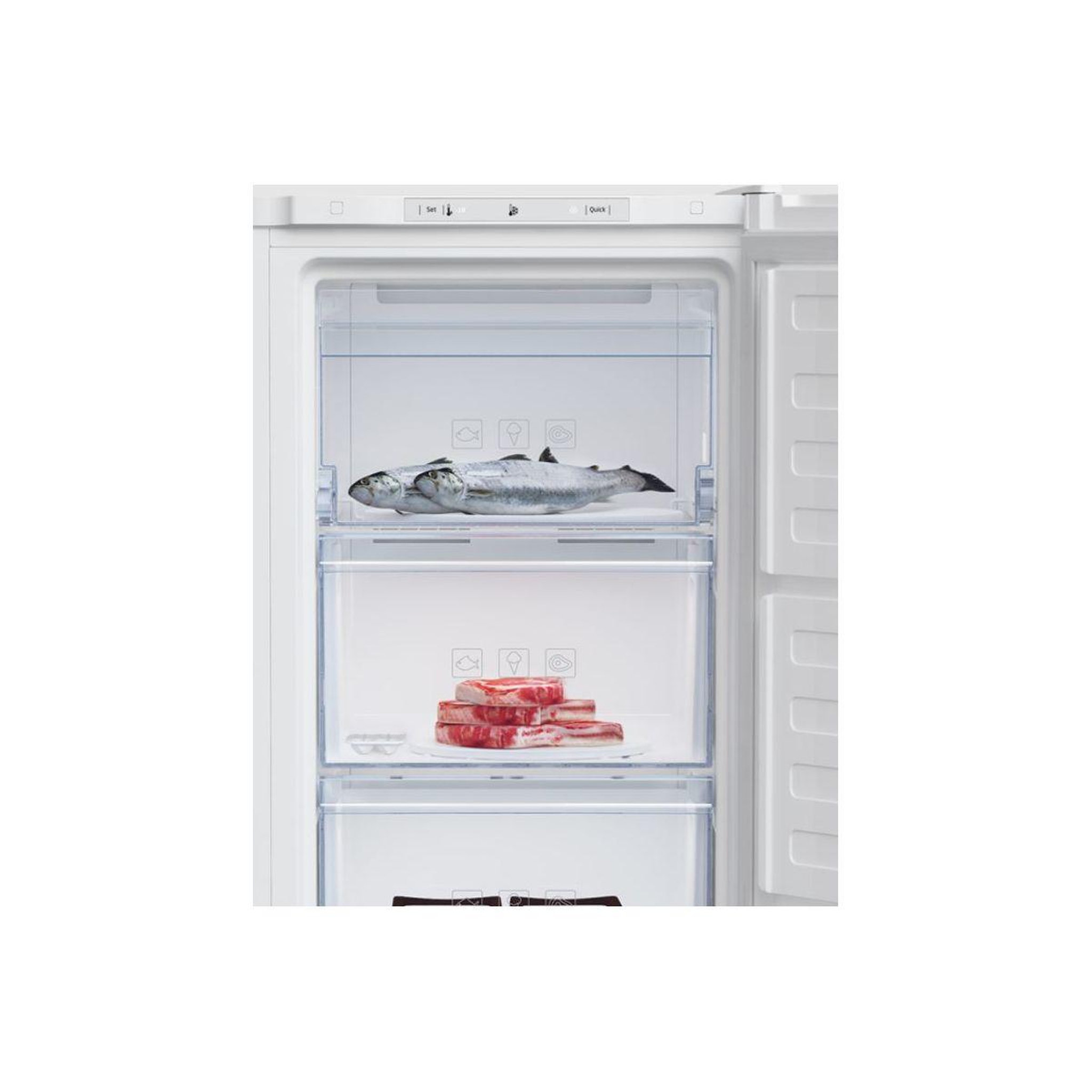 Voir la diapositive 4 : Beko Congélateur armoire RFNM200E40WN