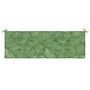 Voir la diapositive 4 : VIDAXL Coussin de banc de jardin motif de feuilles 150x50x3 cm