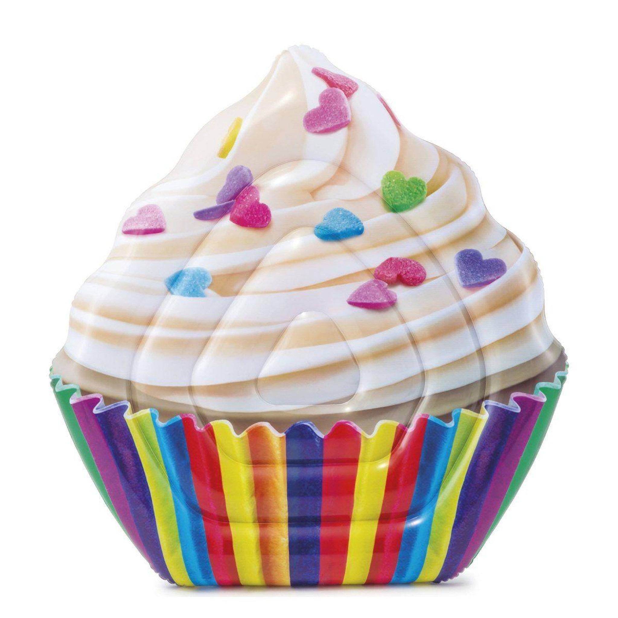INTEX Matelas gonflable  cupcake  142cm multicolore
